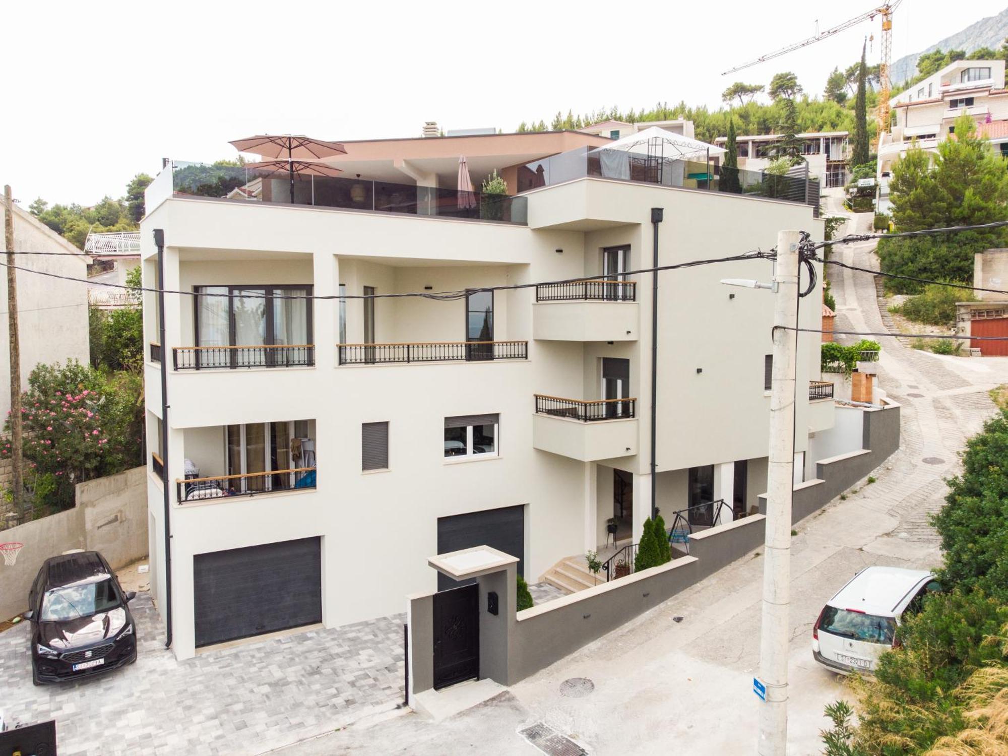 Ferienwohnung Luxury Penthouse Duće Exterior foto